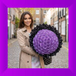 Royal Purple 101 Silicone Glitter Rose Bouquet - Image 2