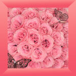 Blush Pink 51 Silicone Glitter Rose Bouquet - Image 3
