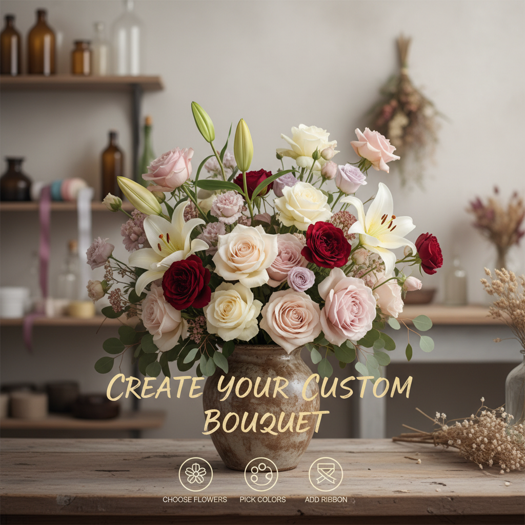 Custom Flower Bouquets Online in London Custom Flower Bouquets Online in London