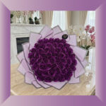 Royal Amethyst 51 Soap Rose Bouquet