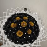 Midnight Gold Luxe 51 Silicone Rose Bouquet