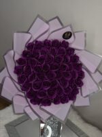 Royal Amethyst 51 Soap Rose Bouquet - Image 2