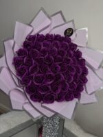 Royal Amethyst 51 Soap Rose Bouquet - Image 3