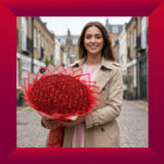 Crimson Desire Eternity Bouquet - Image 2