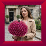 Crimson Glamour – 51 Full Glitter Silicone Rose Bouquet - Image 2