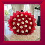 Eternal Ruby Elegance Roses Bouquet