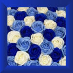 Azure Elegance – 101 Soap Rose Bouquet - Image 3