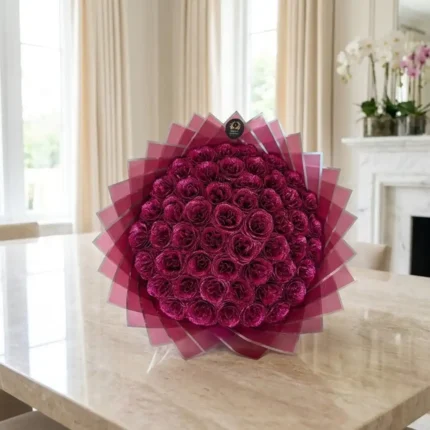 Glitter Rose Bouquet by Aromatic Bouquets