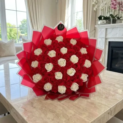 Red rose bouquet by Aromatic Bouquets