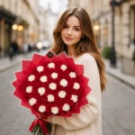 Eternal Ruby Elegance rose bouquet