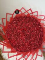 Crimson Desire Eternity Bouquet - Image 3