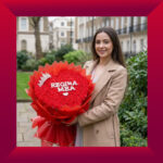 Regina Mea Bouquet – 101 Luxury Red Soap Roses - Image 2