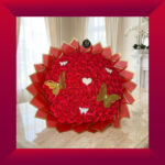 Crimson Butterfly Romance Soap Rose Bouquet