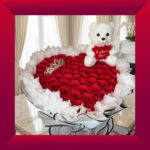 Queen of My Heart Bouquet – 75 Premium Red Soap Roses