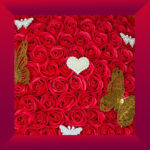 Crimson Butterfly Romance Soap Rose Bouquet - Image 3
