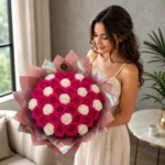 Blush & Pearl Harmony Pink Rose Bouquet