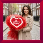 Forever Mama – 101 Soap Rose Heart Bouquet - Image 2