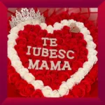 Forever Mama – 101 Soap Rose Heart Bouquet - Image 3