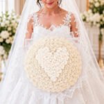 Fake Flower Bridal Bouquet – Luxury Soap Rose Wedding Bouquet - Image 2