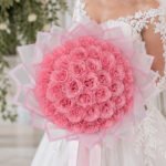 Wedding Bouquet with Fake Flowers – Luxury Soap Rose Bridal Bouquet - Image 2