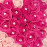 Blushing Heart 101 Soap Rose