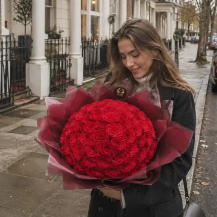 Crimson Elegance 51 Premium Rose Bouquet