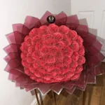 Crimson Elegance 51 Premium Soap Bouquet