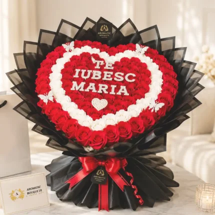Personalised soap rose bouquet by Aromatic Bouquets