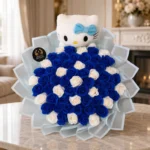 Blue soap rose bouquet - Royal Blue Kitty 61 soap roses by Aromatic Bouquets