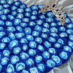 Royal Sapphire 101 Soap Rose Standing Bouquet - Image 3