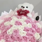 Blush & Ivory Luxury Soap Bouquet - Image 3