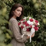 Crimson & Ivory Romance Soap Rose Basket - Image 4