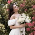Ivory Crystal Grace — Small Premium Bride Soap Rose Bouquet - Image 3