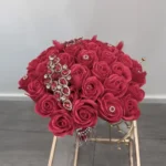 The Ruby Elegance — Medium Maid of Honour & Godmother Soap Rose Bouquet