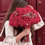The Ruby Elegance — Medium Maid of Honour & Godmother Soap Rose Bouquet - Image 3